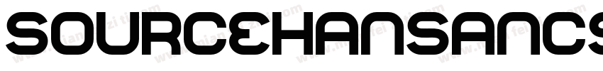 SourceHanSancs normal字体转换